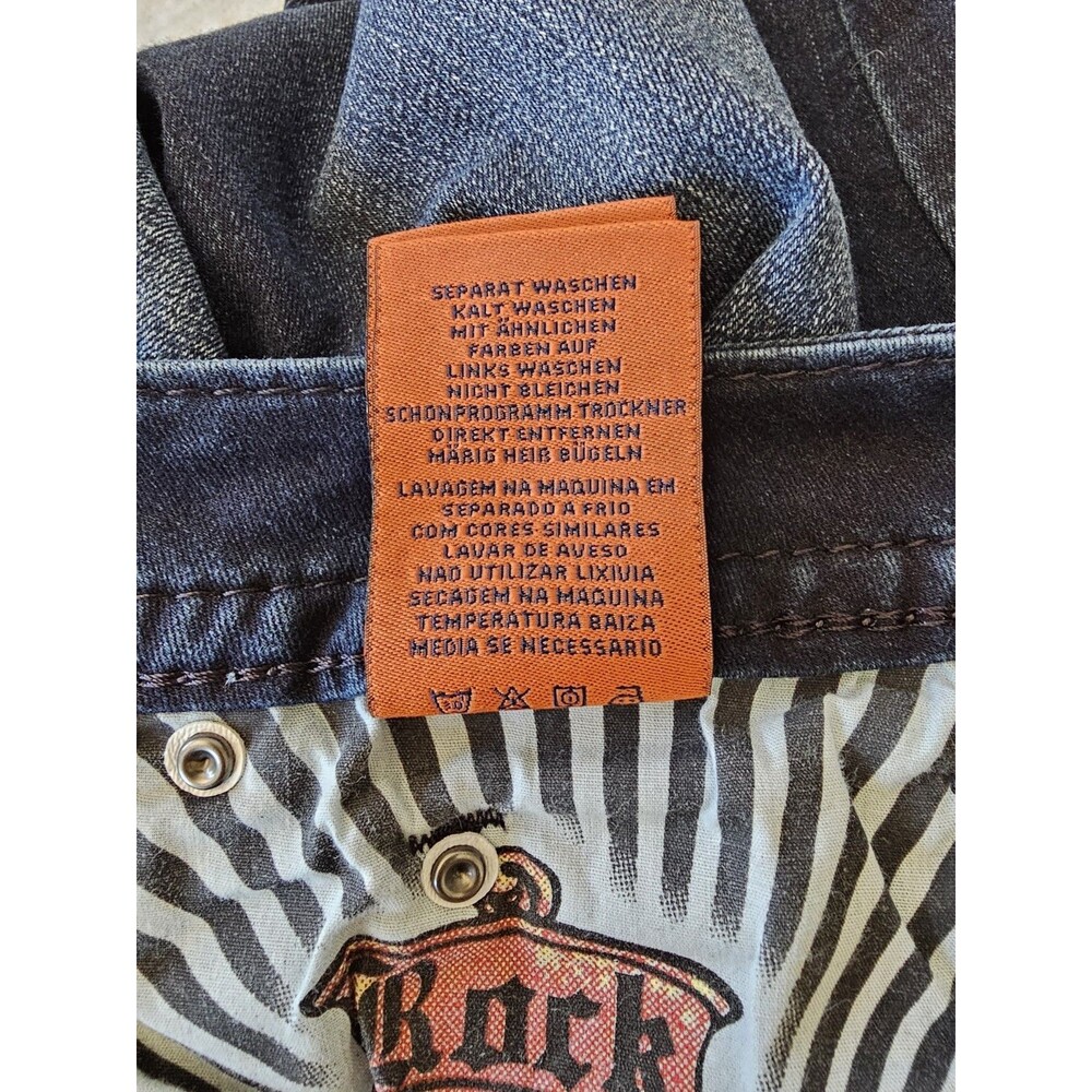 Rock Revival Jeans Women's Blue Denim Zea Skinny Size 29 - Picture 10 of 11